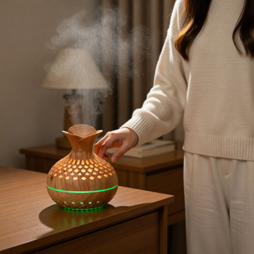 Looks like furniture, works like a humidifier